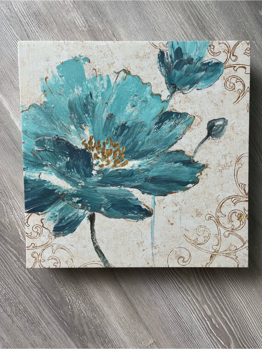 Blue Flower Canvas